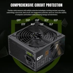Фото: Блок живлення Gamemax 650W GP 650B Black № 10 | KTC