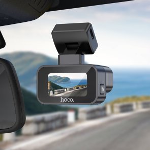 Відеореєстратор Hoco DV10 mini screen dashcam Black (6942007638630)