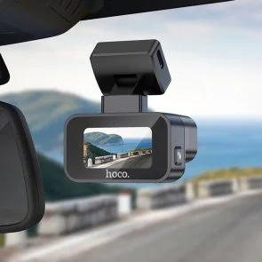 Фото: Відеореєстратор Hoco DV10 mini screen dashcam Black (6942007638630) № 9 | KTC