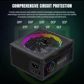 Фото: Блок живлення Gamemax 850W RGB 850G № 10 | KTC