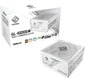 Фото: Блок живлення AsRock 1000W Steel Legend SL-1000GW White № 6 | KTC
