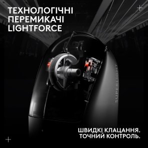 Миша Logitech G Pro X Superlight 2 Black (910-006630)