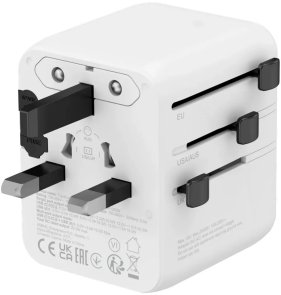 Зарядний пристрій Canyon Travel Adapter OnTour 20 20W White (CNS-TA20W1005W)
