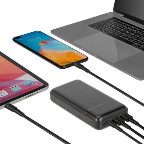 Батарея універсальна Riva RivaPower VA2102 20000mAh 22.5W Black (RIVAPOWER VA2102 (Black))