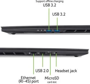 Фото: Ноутбук Acer Nitro 16S AI AN16S-61-R5C5 NH.QXVEU.003 Black - 16" IPS 180 Гц / AMD Ryzen 9 / 365 / DDR5 32 ГБ / PCI-E SSD 2 ТБ / GeForce RTX 5070 № 12 | KTC