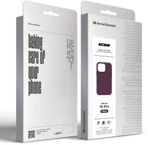 Фото: Чохол ArmorStandart for Apple iPhone 16 Pro - ICON2 MagSafe Plum (ARM81317) № 10 | KTC
