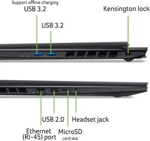 Фото: Ноутбук Acer Nitro 18 AI AN18-61-R127 NH.QYBEU.003 Black - 18" IPS 165 Гц / AMD Ryzen AI 7 / 350 / DDR5 32 ГБ / PCI-E SSD 1 ТБ / GeForce RTX 5070 № 11 | KTC