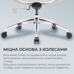 Крісло SIHOO Doro S100 White (S100-M302)
