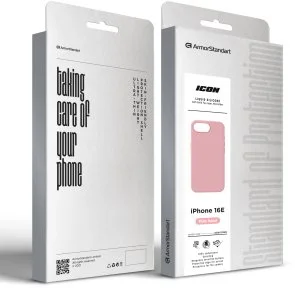 Фото: Чохол ArmorStandart for Apple iPhone 16e - ICON2 Case Pink Sand (ARM83965) № 3 | KTC