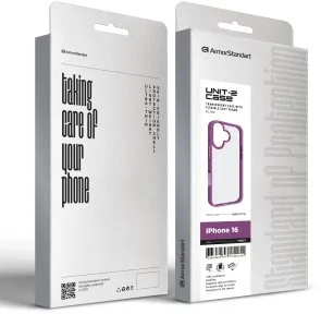 Фото: Чохол ArmorStandart for Apple iPhone 16 - UNIT2 Violet (ARM78774) № 2 | KTC