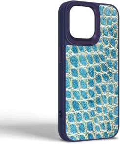 Фото: Чохол Harder for Apple iPhone 15 Pro Max - Crocosaur Blue (ARM76712) № 2 | KTC