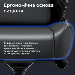 Крісло Anda Seat Kaiser 4 V2 Size XL Grey Fabric (AD12YDDC-XLL-20-G-CF-03)