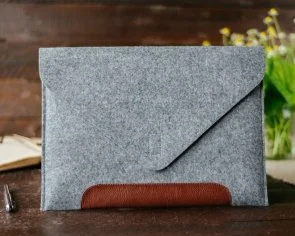 Фото: Чохол Gmakin for MacBook Air/Pro 13.3 Grey/Brown (GM10) № 6 | KTC