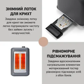 Фото: Тостер BUYDEEM DT730E Ink Grey (DT730E-IG/EU) № 10 | KTC