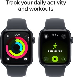 Смарт годинник Apple Watch SE 3 GPS LTE - 40mm Midnight Aluminium Case with Midnight Sport Band - S/M (MEP94)