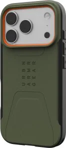 Фото: Чохол UAG for Apple iPhone 17 Pro - Civilian MagSafe Olive/Orange (114545117297) № 3 | KTC