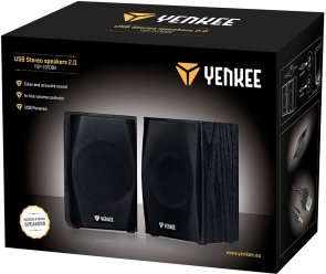 Колонки Yenkee (2.0) YSP 2010BK (2x2.5Вт), Black