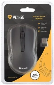 Фото: Миша Yenkee YMS 2015BK Monaco Wireless Black (45010824) № 6 | KTC