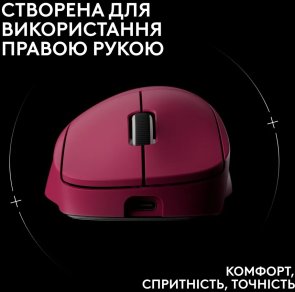 Миша Logitech G Pro X Superlight 2 Dex Wireless Pink (910-007373)