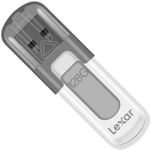 Флешка USB Lexar JumpDrive V100 128Gb Gray (LJDV100-128ABGY)