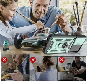 Фото: Чохол BeCover for Motorola G04/G04s - Military Dark Green (713064) № 3 | KTC