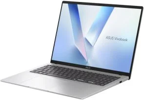Фото: Ноутбук ASUS Vivobook 16 X1607CA-MB059 Cool Silver - 16" IPS 60 Гц / Intel Core Ultra 5 / 225H / DDR5 16 ГБ / PCI-E SSD 512 ГБ / Intel Arc graphics № 2 | KTC