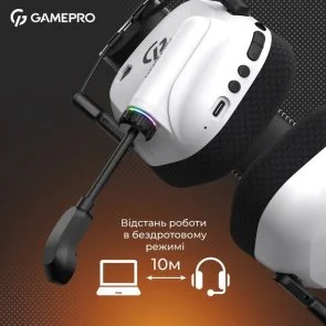 Фото: Гарнітура GamePro Genesis Mercury Pro White (HSW120W) № 12 | KTC