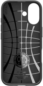 Фото: Чохол Spigen for Apple iPhone 17 - Liquid Air Matte Black (ACS10369) № 4 | KTC