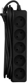 Фото: Мережевий фільтр 2E U05M3BK 5/3m Black (2E-U05M3BK) № 5 | KTC
