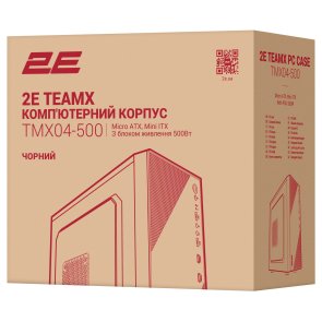 Корпус 2E TeamX TMX04 Black (2E-TMX04-500)