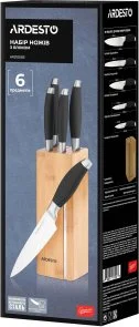 Фото: Набір ножів Ardesto Gemini 6pcs Black (AR2106SB) № 12 | KTC