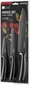 Фото: Набір ножів Ardesto Black Mars 3pcs Black (AR2103BB) № 6 | KTC