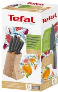 Фото: Набір ножів Tefal Fresh Kitchen 5pcs Black (K122S504) № 5 | KTC