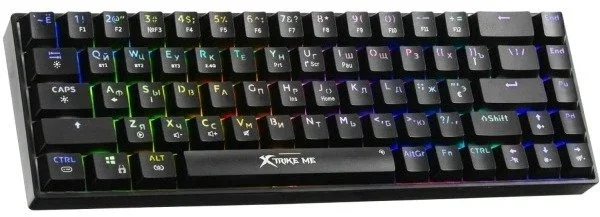 Фото: Клавіатура Xtrike Me GK-995W ENG/UKR WL/BT/USB Black (GK-995WBKUA) № 4 | KTC