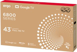 Телевізор LED Ergo 43JFS6800 (Smart TV, Wi-Fi, 1920x1080)