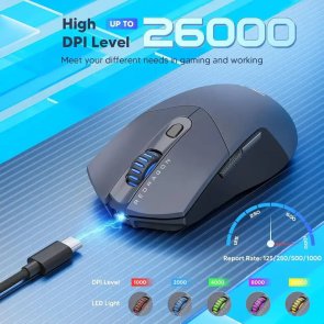 Мишка, Redragon ST4R Pro M917GB-Pro WL/BT/USB, Black ( Gaming )