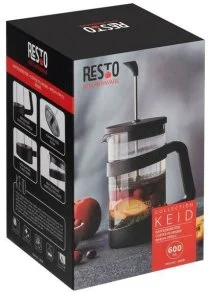 Фото: Френч-прес Resto KEID 600ml Clear (90508) № 10 | KTC
