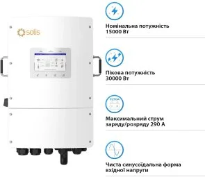 Фото: Інвертор Solis S6-EH3P15K02-NV-YD-L 15000W № 3 | KTC