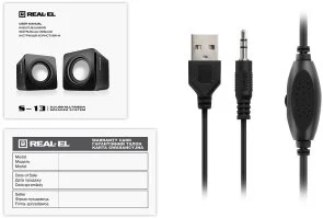 Фото: Колонки Real-EL S-13 Black (EL121100021) № 8 | KTC