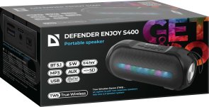 Портативна колонка Defender Enjoy S400 Black (65399)