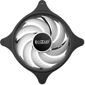 Кулер для корпуса 120x120x25mm PCCooler FX-120-3 1200об/хв, 18дБ, 3pin, Black
