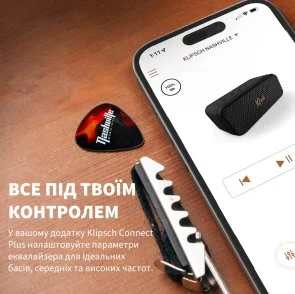 Фото: Портативна колонка Klipsch Nashville Bluetooth Black (1071975) № 12 | KTC