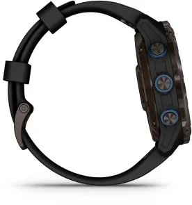 Фото: Смарт годинник Garmin Descent Mk3i - 51 mm Carbon Gray DLC Titanium with Black Silicone Band (010-02752-11) № 5 | KTC