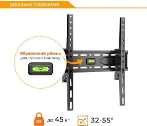Фото: Кронштейн ITech PD4T Black № 5 | KTC