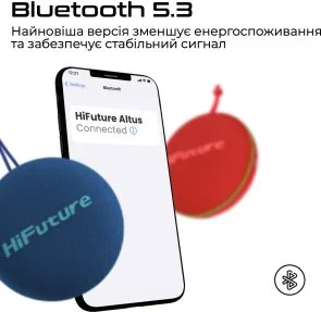 Фото: Портативна колонка HiFuture Altus 5W Black (altus.black) № 3 | KTC