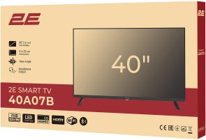 Телевізор LED 2E 40A07B (Android TV, Wi-Fi, 1920x1080)