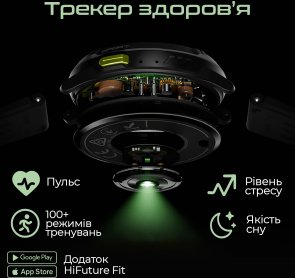 Смарт годинник HiFuture Mix 3 Black (mix3.black)