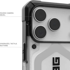Фото: Чохол UAG for Apple iPhone 17 Pro - Pathfinder Clear MagSafe Ice/Silver (114551114333) № 5 | KTC