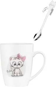 Фото: Чашка Ardesto Cute 320ml White (AR3040BS) № 5 | KTC