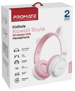 Гарнітура Promate Panda Bubblegum (6959144058894)